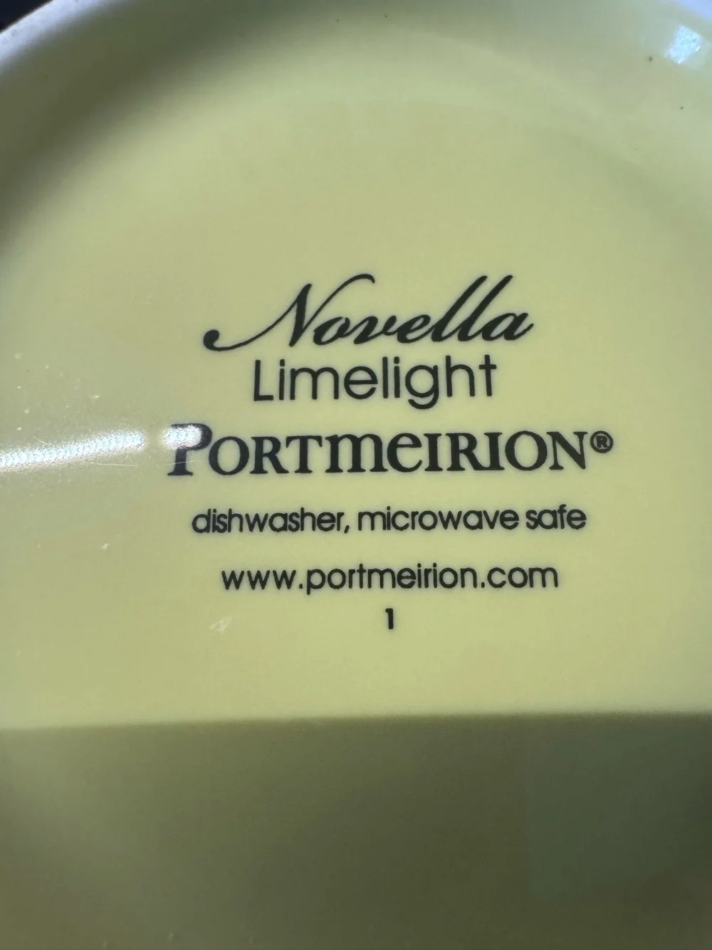Portmeirion Novella Limelight Cereal Bowls Set of 7